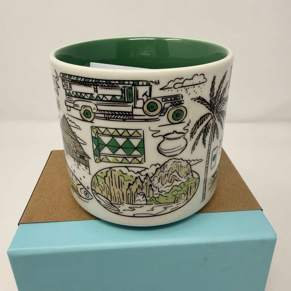 Starbucks Been There Series Philippines Coffee Mug 14oz NEW Across The Globe